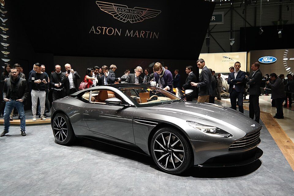 Aston Martin DB11 V12 coupe representing TD05-family twin-turbo rebuild applications